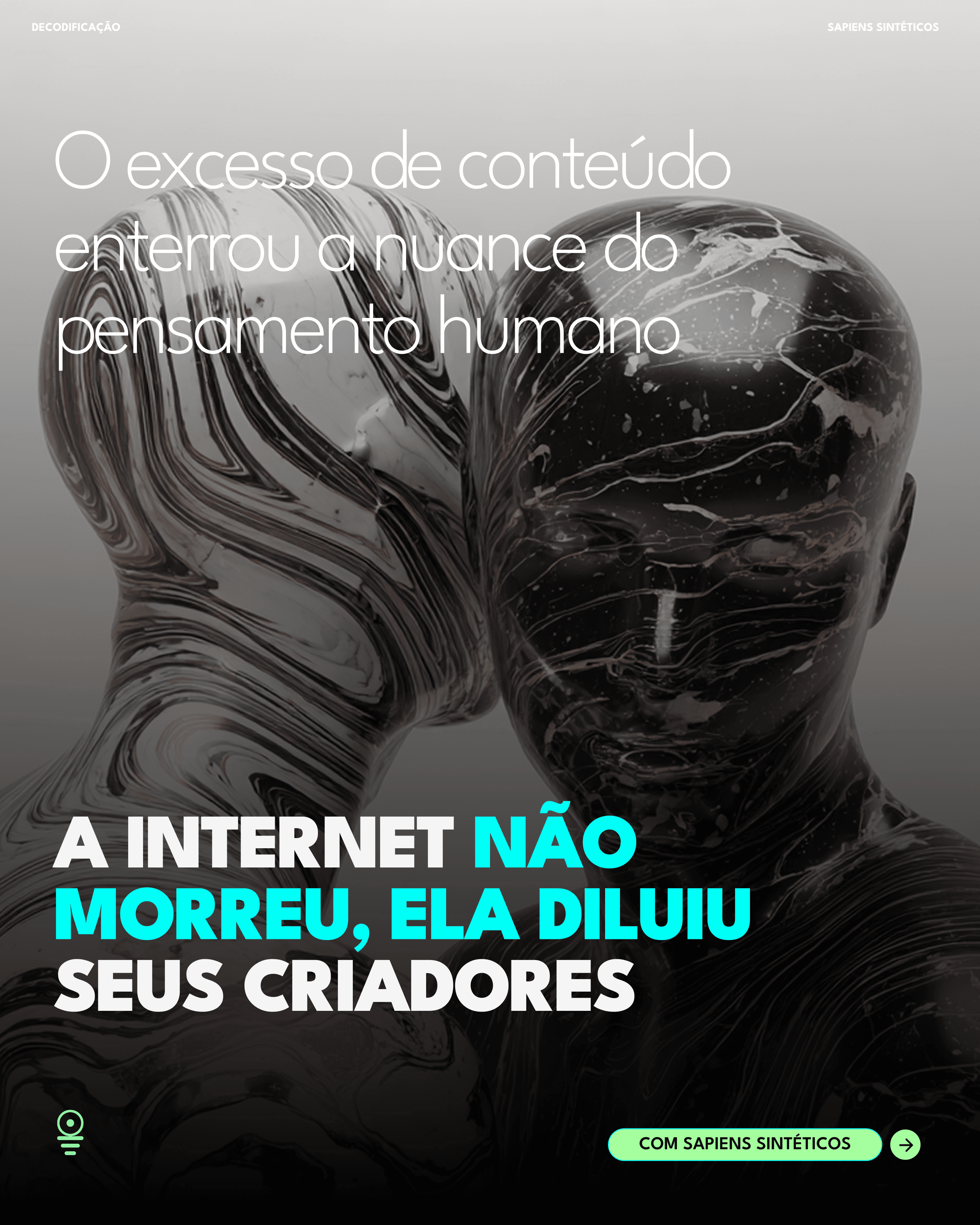 Exceso de contenido enterró matiz humano