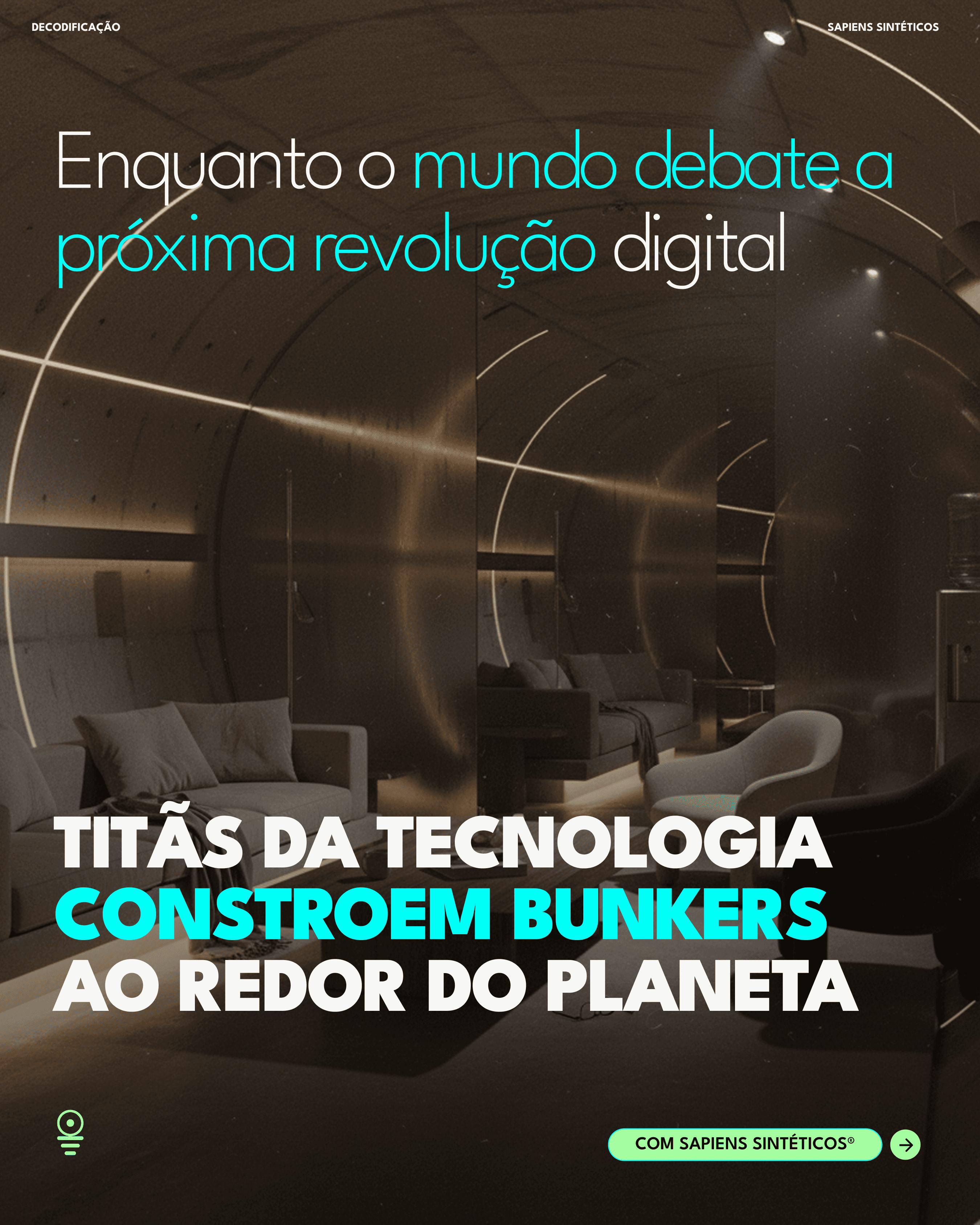 Titãs da tecnologia constroem bunkers