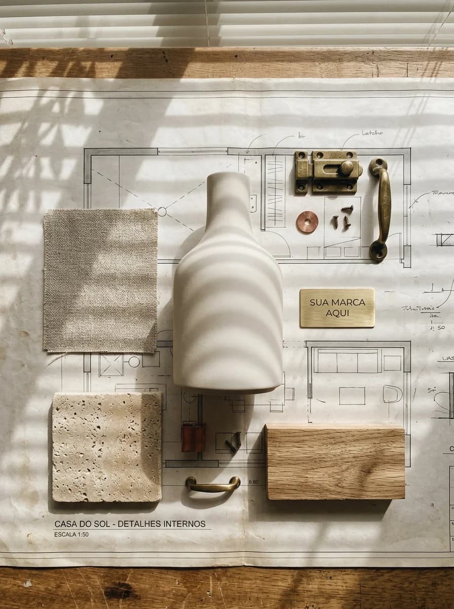 Flat Lay Arquitetural