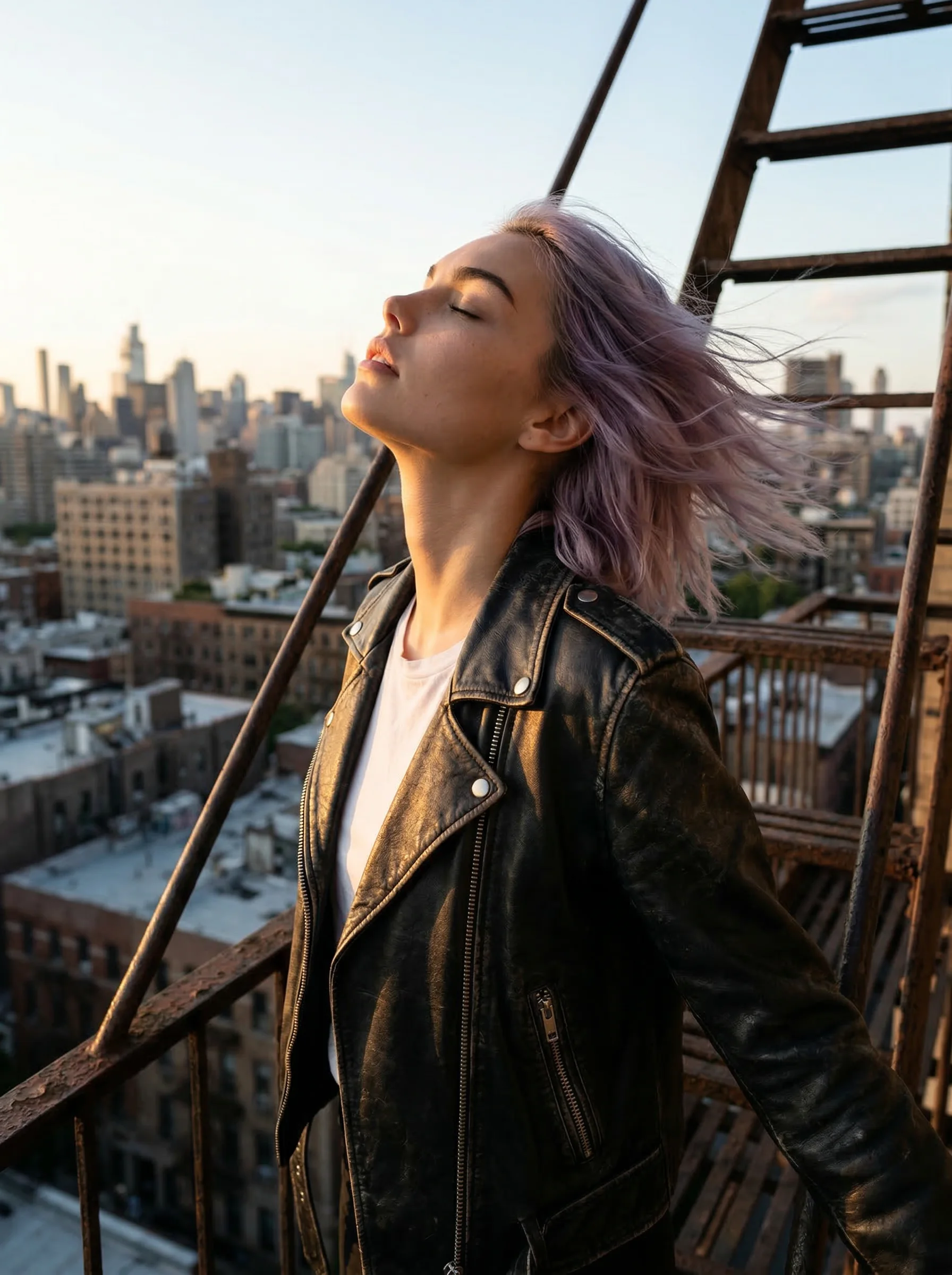 Liberdade no Pôr do Sol