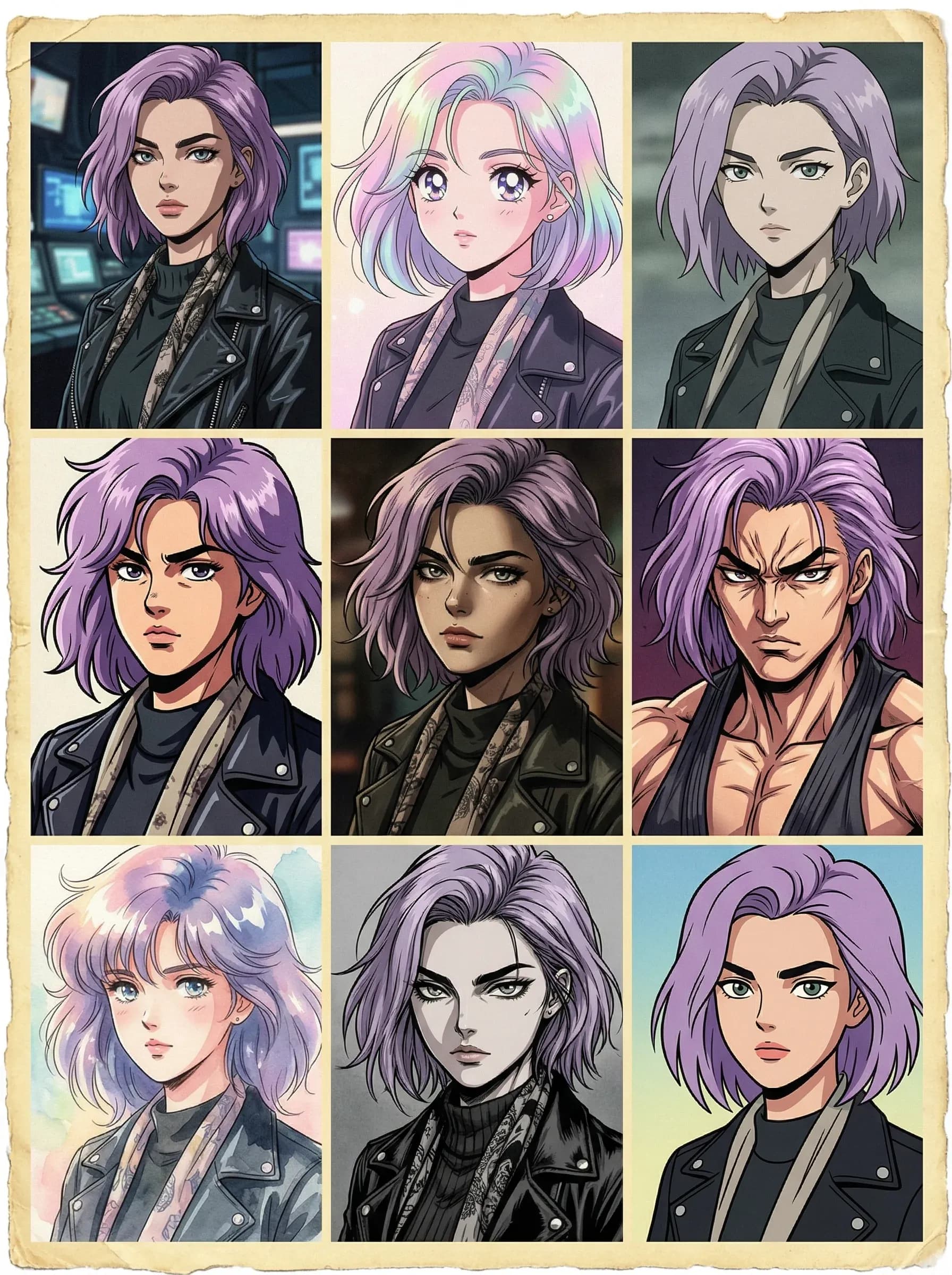 Paletas de Anime 3x3